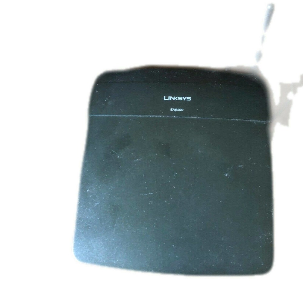 Linksys Black EA6100 Dual Band Smart Wi-Fi Router Power Cord Wireless Network